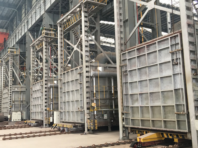 大型台车炉炉群