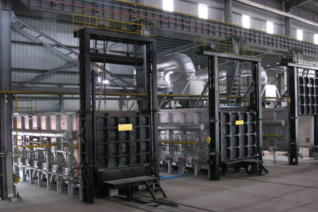 大型台车燃气炉